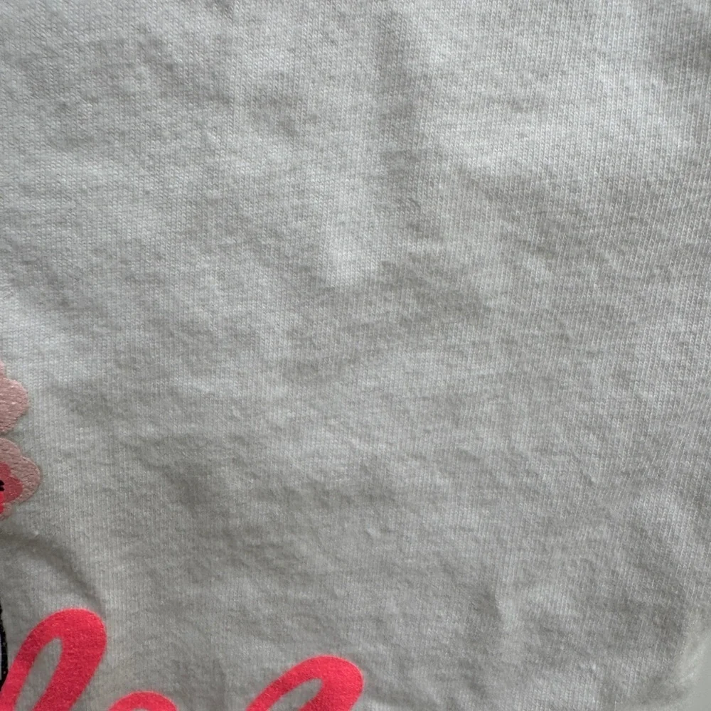 OshKosh B'gosh 3T Girls White and Pink Paris Ooh Lala Short Sleeve Tee